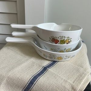 Set of 3 Corning Dishes